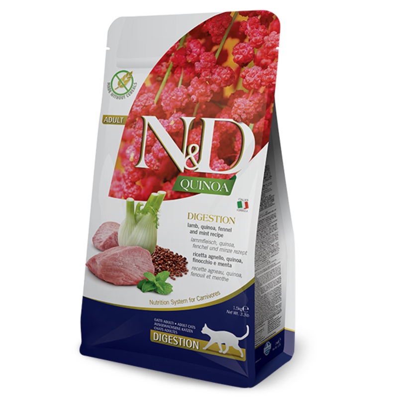 Farmina Quinoa Digestion Lamb Recipe for Adult Cats