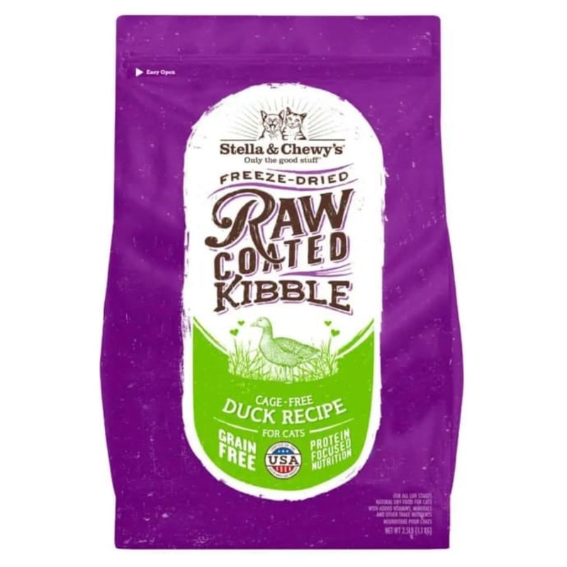 Stella & Chewy's Raw Coated Cage-Free Duck Recipe for Cats