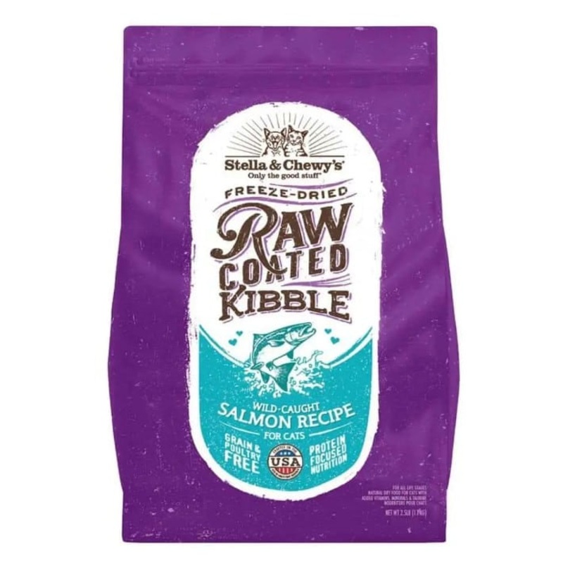 Stella & Chewy's Raw Coated Wild-Caught Salmon Recipe for Cats