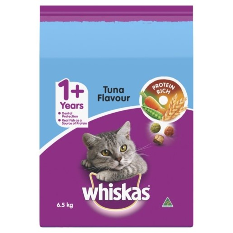 Whiskas Dry Cat Food Adult Tuna 6.5kg