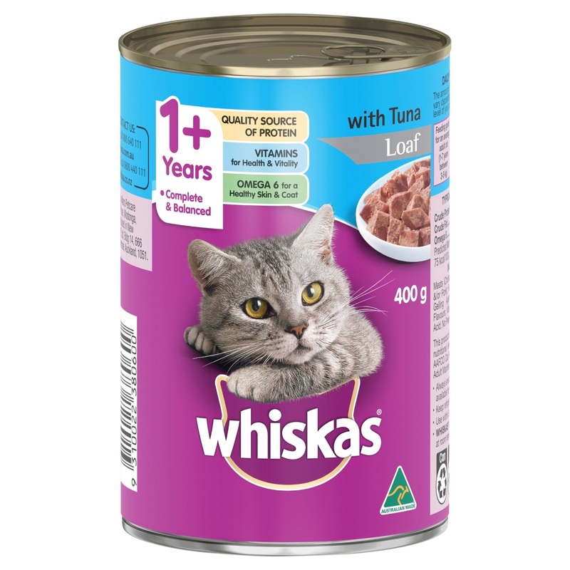 Whiskas Wet Cat Food Fish with Sardines and Tuna 400g