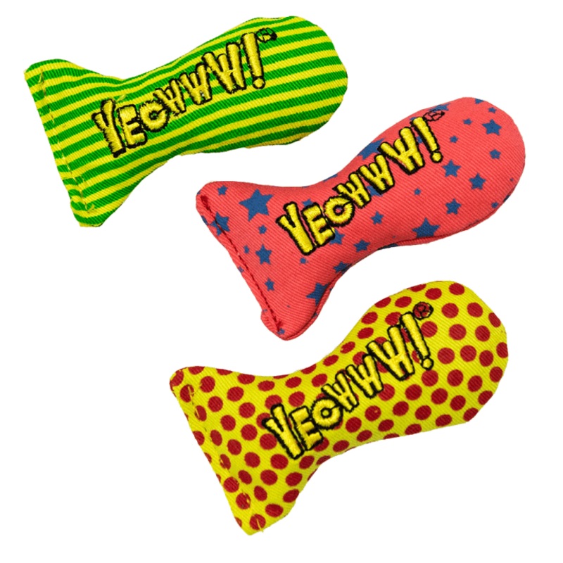 Yeow Stinkies Catnip Sardines Cat Toy