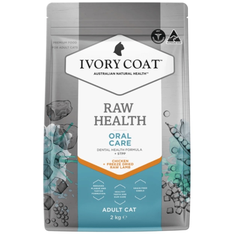 Ivory Coat Raw Health Dry Cat Food Adult Chicken Oral