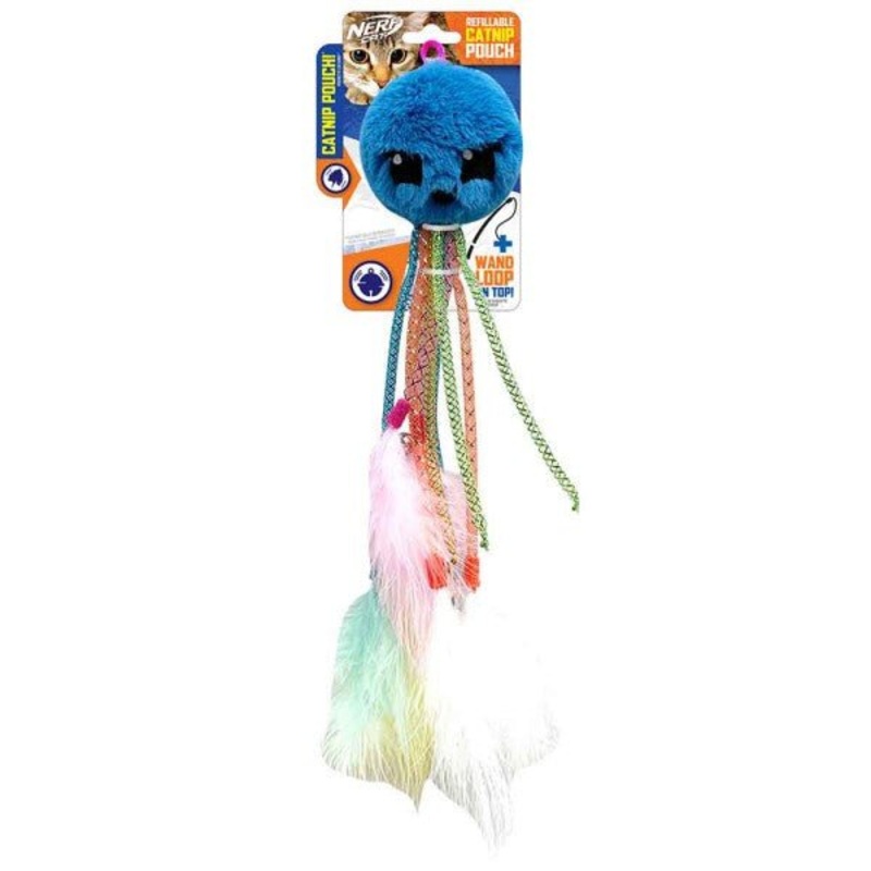 Nerf Cat Ultra Plush Octopus with Catnip Pouch