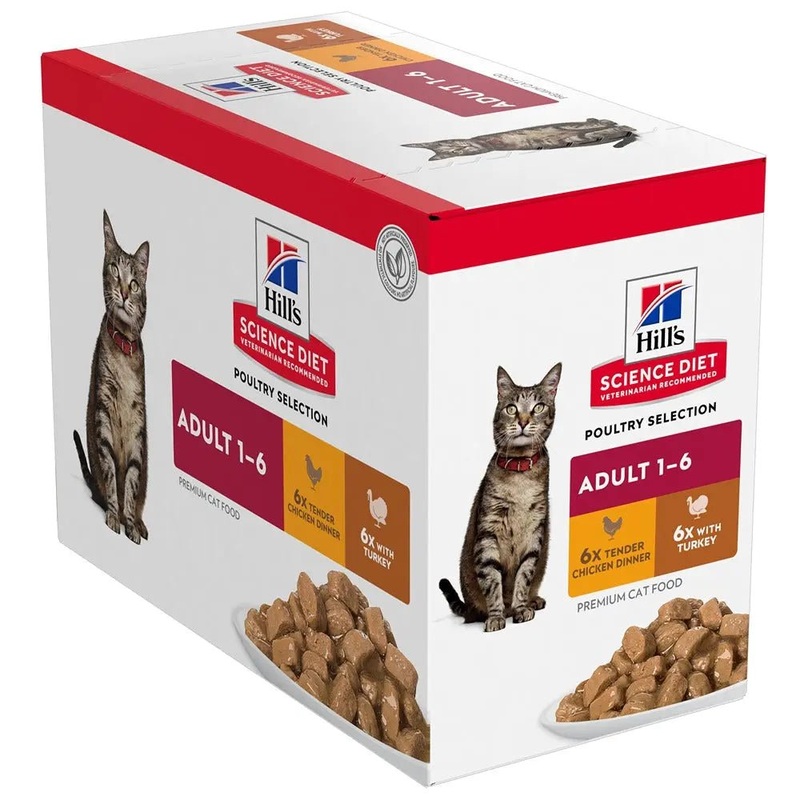 Hill's Science Diet Adult Poultry Variety Pack 12x85