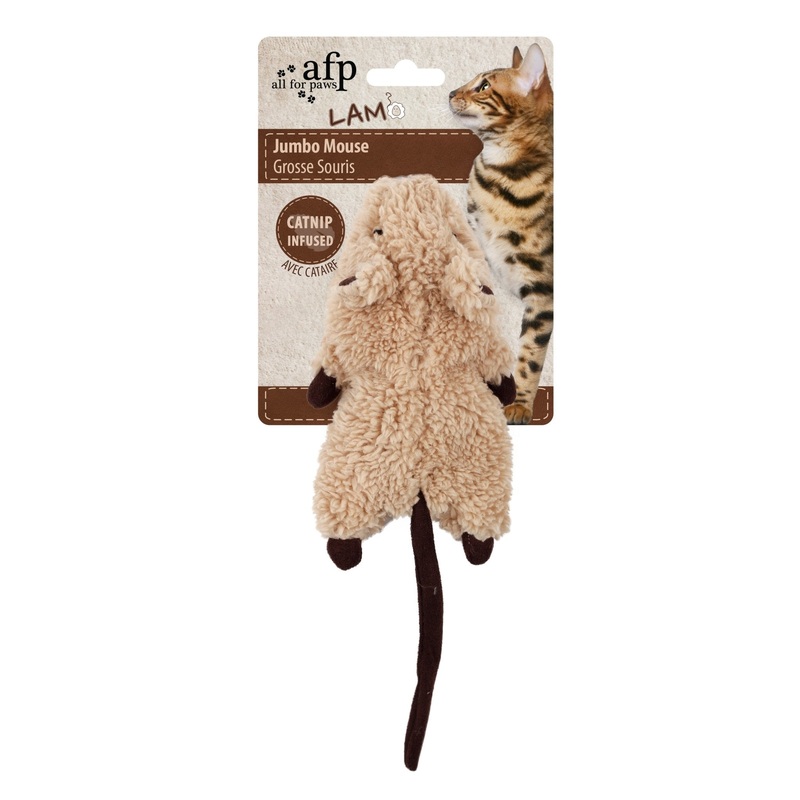LAM CAT Jumbo Crinkle Catnip Rodent