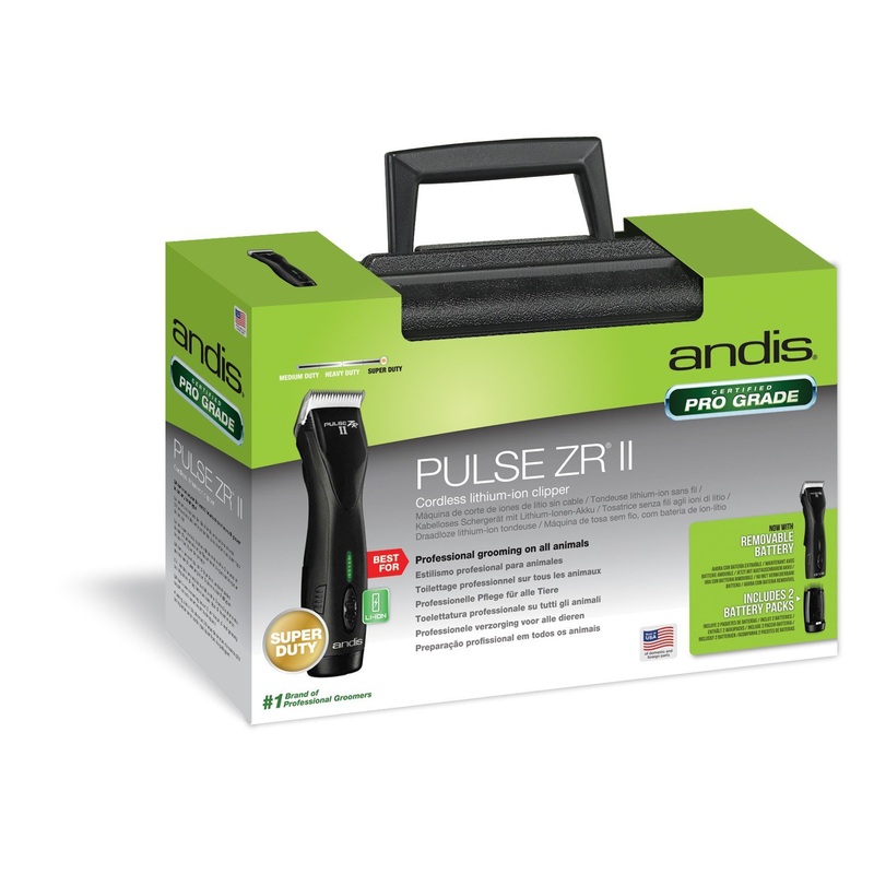 Andis Cordless Dog Clipper Pulse ZR11 Black