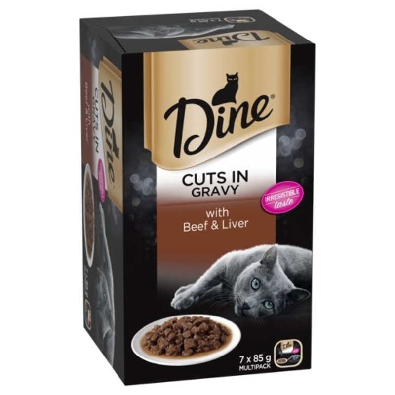 Dine Beef & Liver Gravy 7x85g