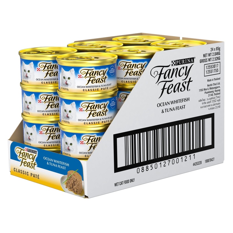 Fancy Feast Classic Pate with Ocean Whitefish and Tuna 24x85g