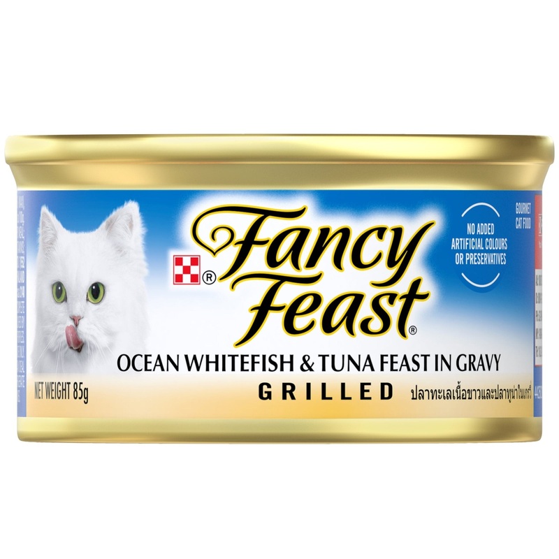 Fancy Feast Grilled Ocean Whitefish & Tuna in Gravy 85g