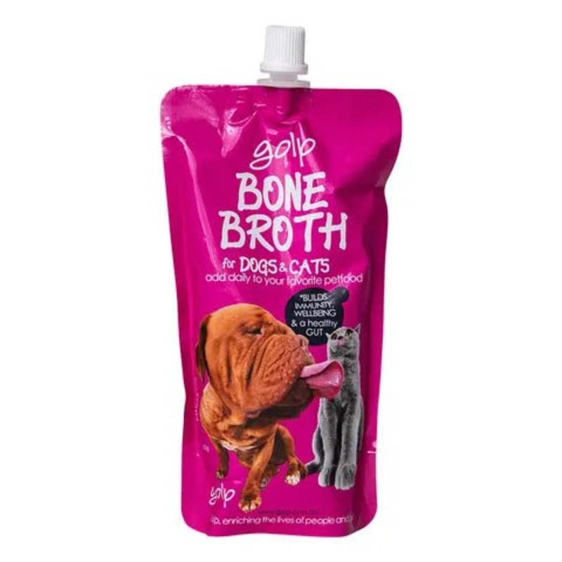 Golp Bone Broth with Chicken For Dogs and Cats 250g
