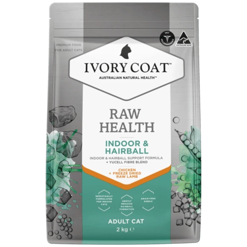 Ivory Coat Raw Health Dry Cat Food Indoor Chicken