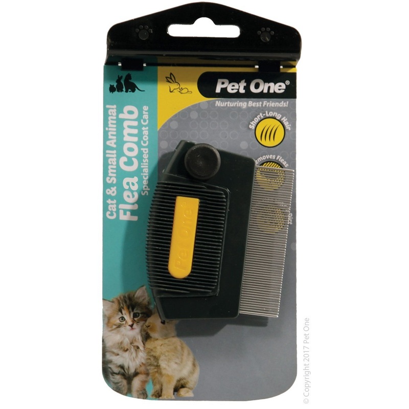 Pet One Cat and Small Animal Flea Comb Mini