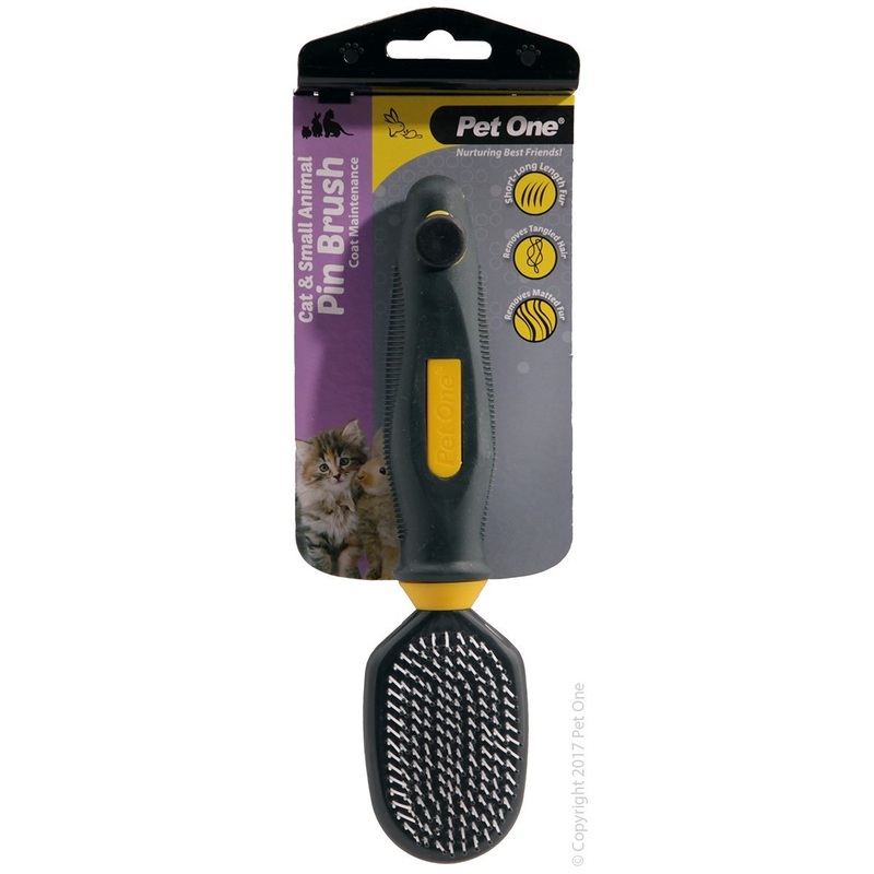 Pet One Cat and Small Animal Plastic Pin Brush