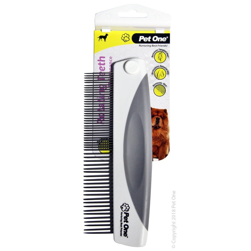Pet One Comb Rotating Teeth Coarse 50 Pins