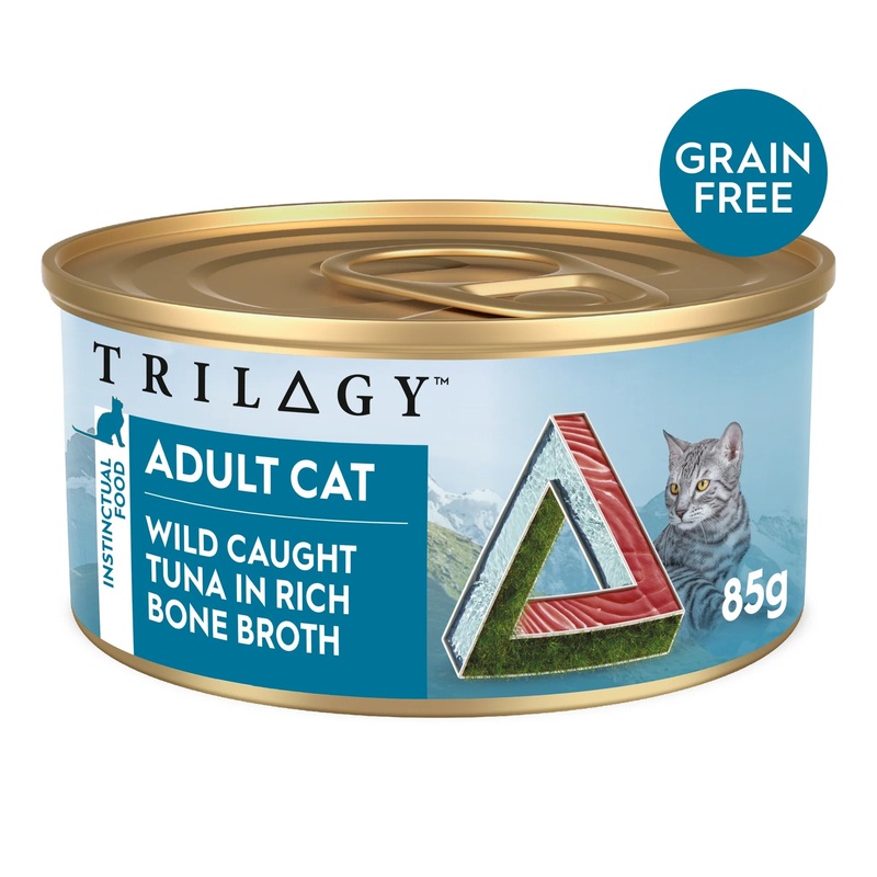 Trilogy Wet Adult Cat Food Tuna in Bone Broth 85g