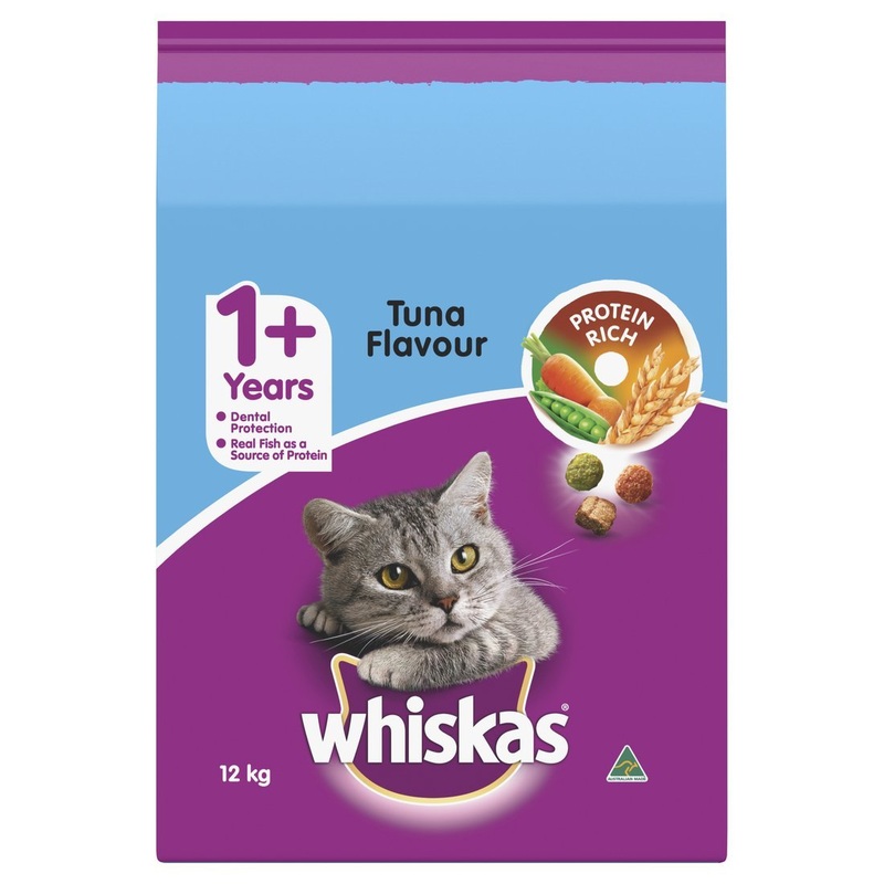 Whiskas Dry Cat Food Adult Tuna 12kg