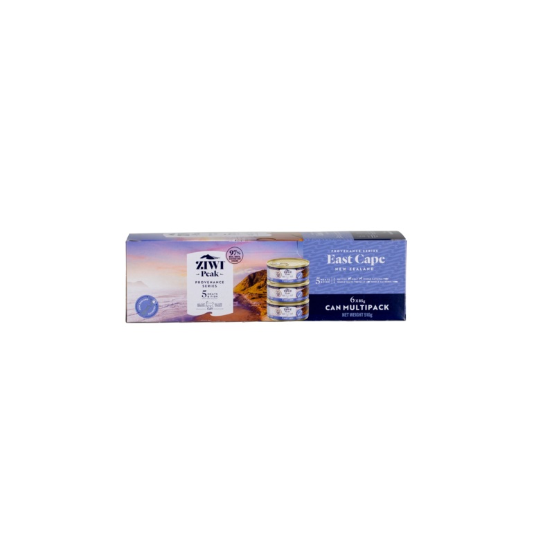 Ziwi Peak Provenance Wet Cat Food East Cape 6x85g