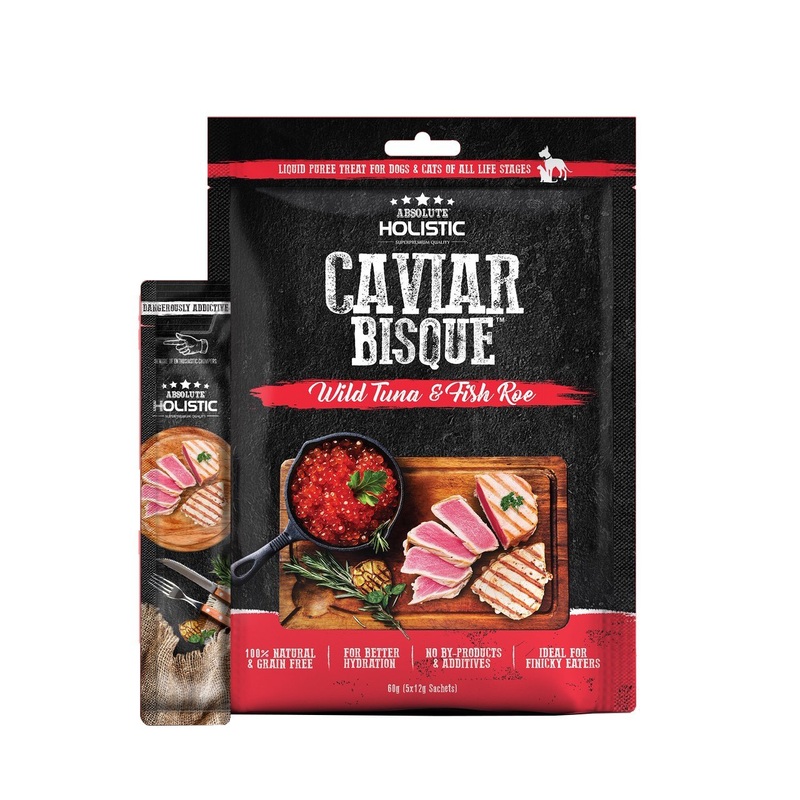 Absolute Holistic Bisque Tuna and Caviar Treat 5x12g