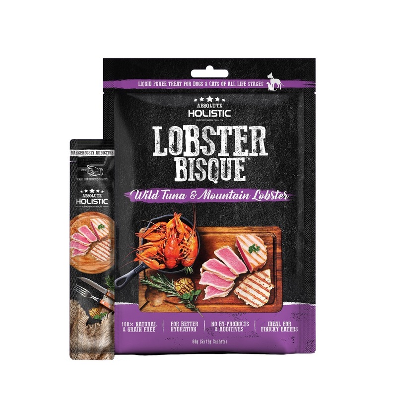 Absolute Holistic Bisque Tuna and Lobster Treat 5x12g