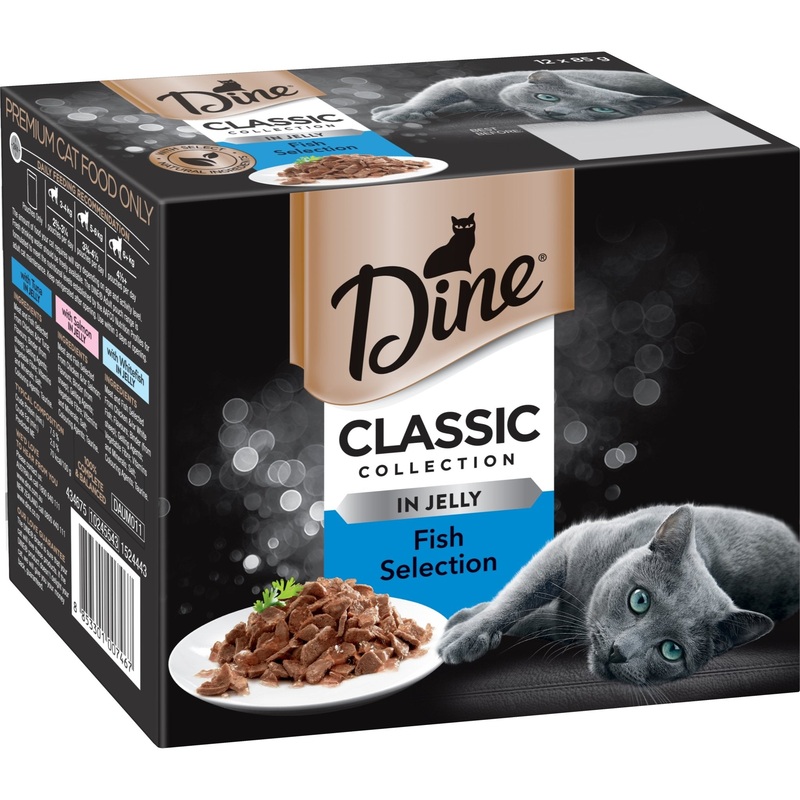 Dine Classic Collection in Jelly Fish Selection Mixed Variety 12x85g