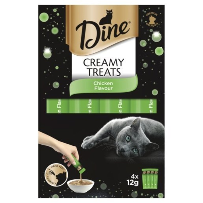 Dine Creamy Treats Chicken 8 x (4 x 12g)