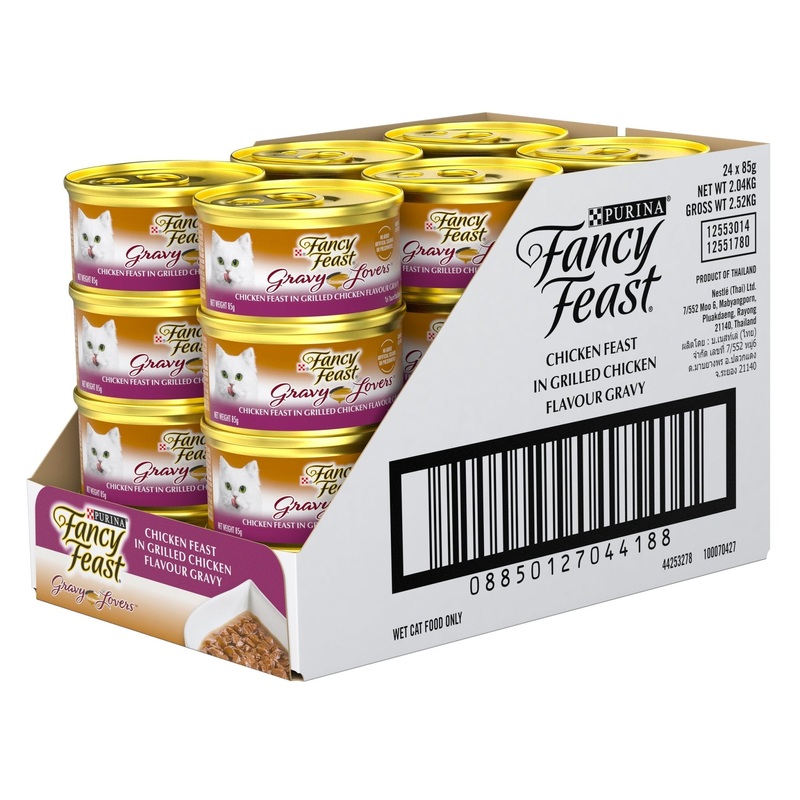 Fancy Feast Gravy Lovers Chicken Feast in Grilled Gravy 85gx24
