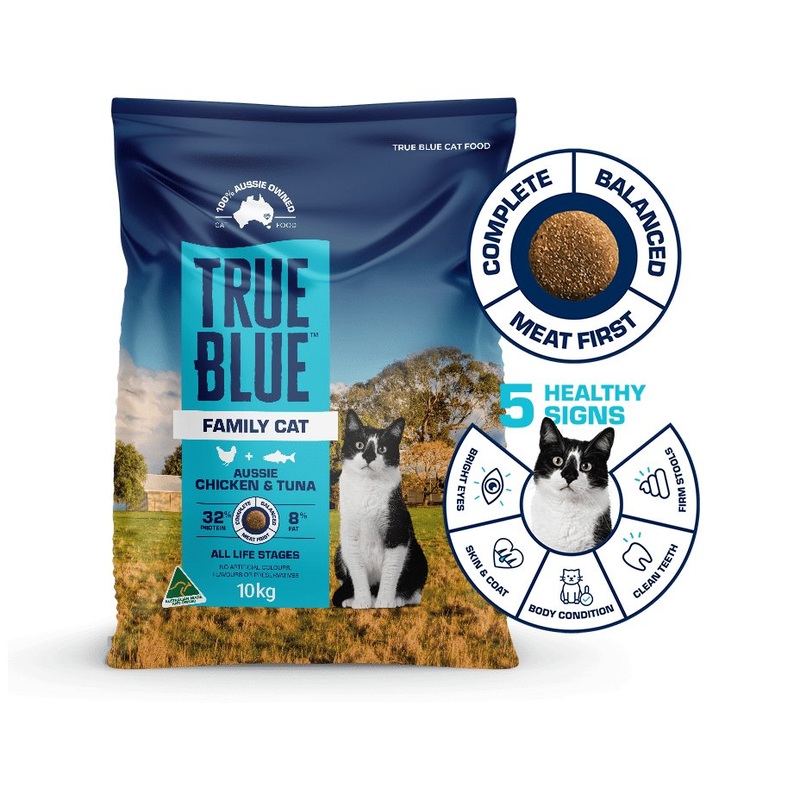 True Blue Family Cat Food Chicken and Tuna 10kg