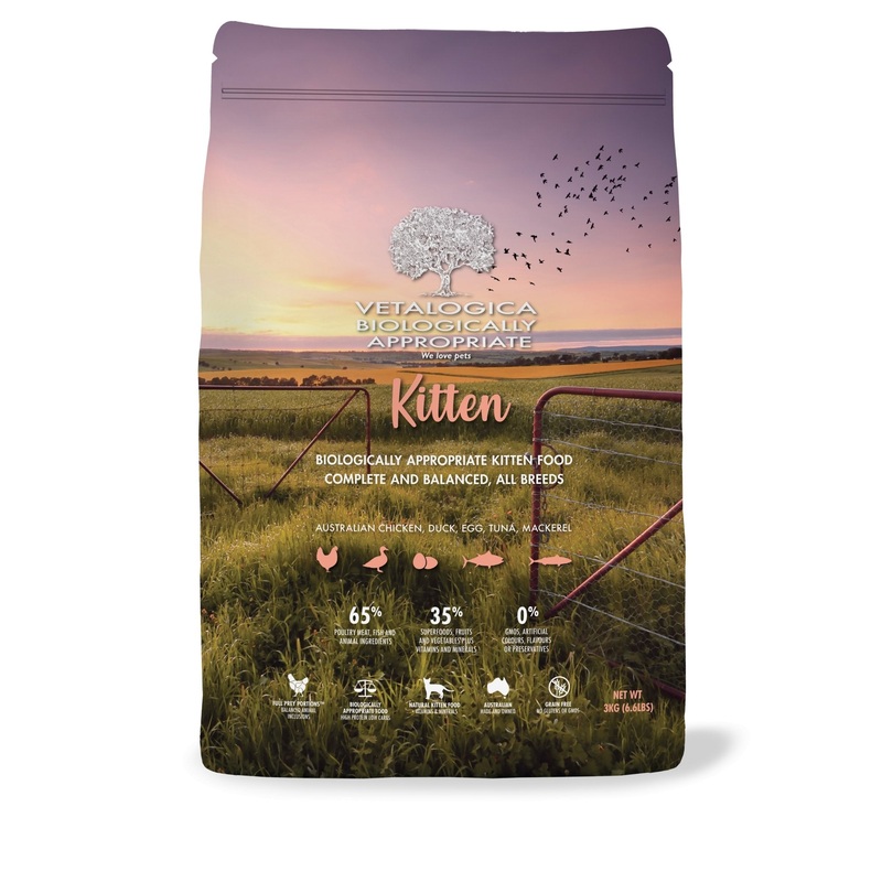Vetalogica Biologically Approved Kitten Food 3kg