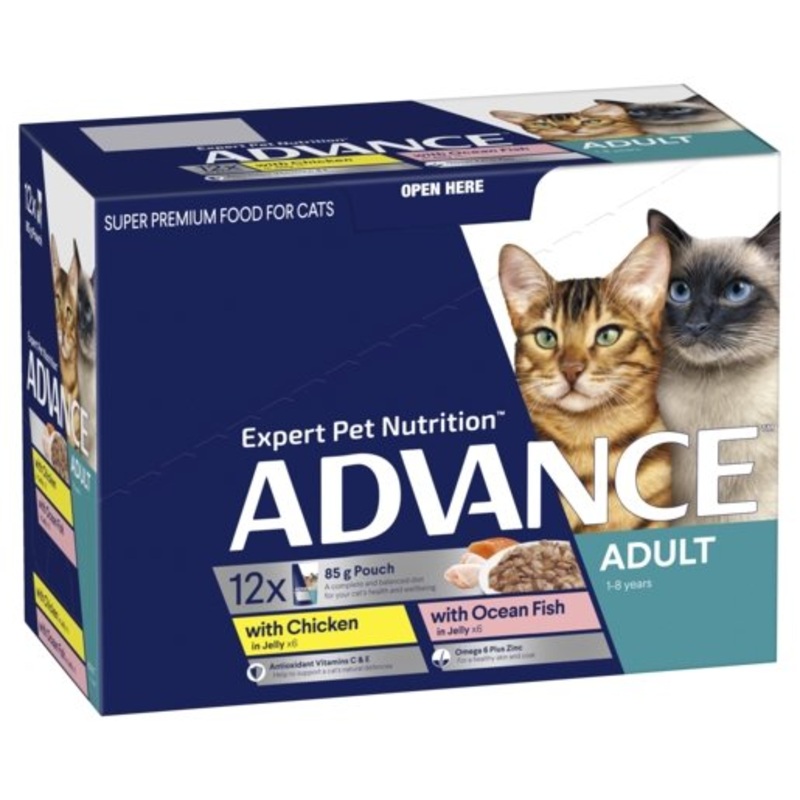 Advance Wet Cat Food Multi Pack in Jelly12x85g