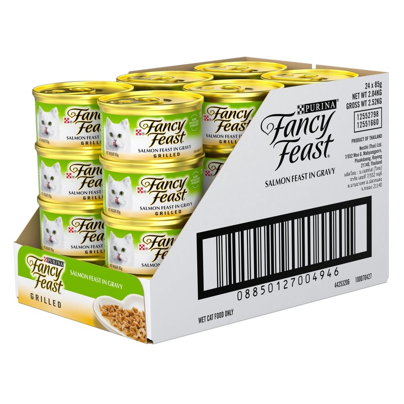 Fancy Feast Grilled Salmon in Gravy 24x85g