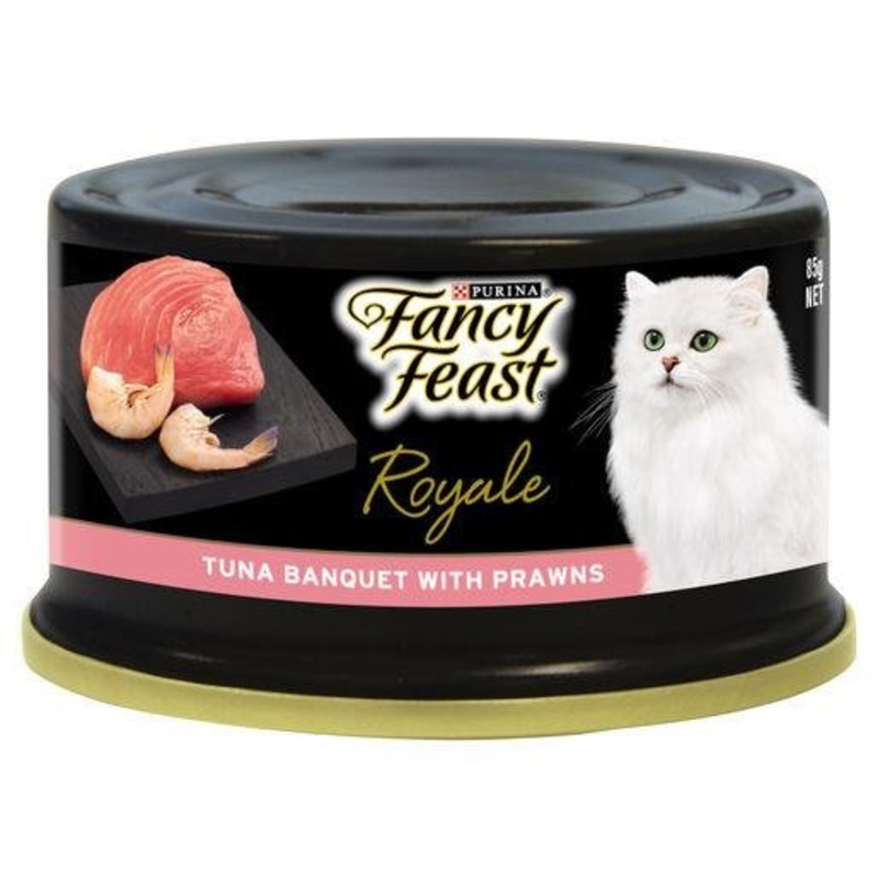 Fancy Feast Royale Tuna Banquet Prawns 85g