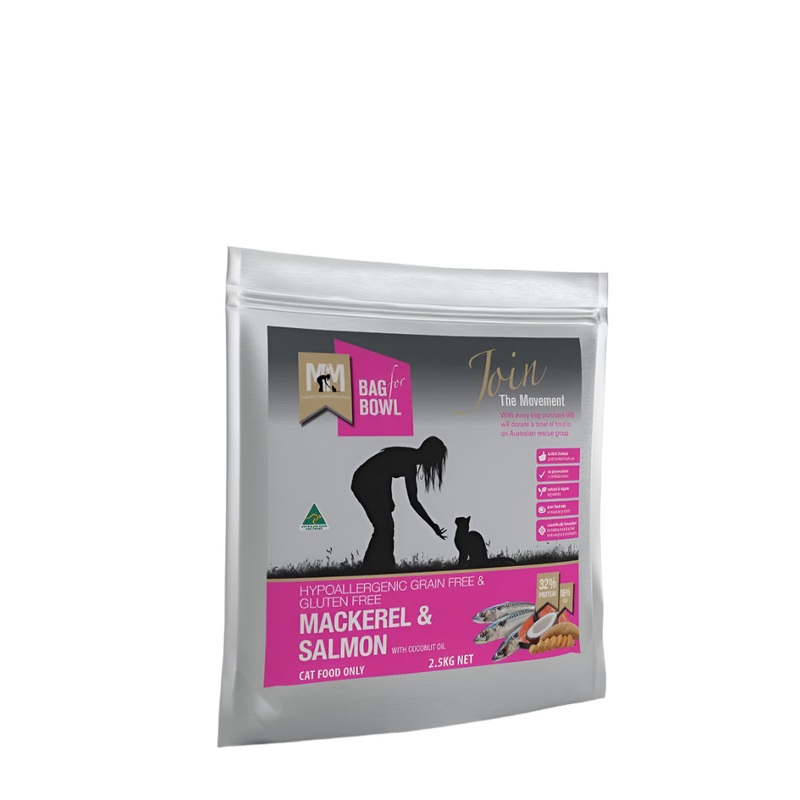 Meals For Meows Dry Cat Food Grain Free Mackarel & Salmon