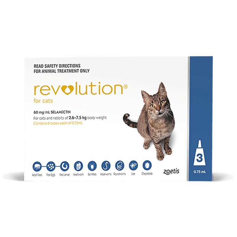 Revolution Cat 2.6kg To 7.5kg Blue