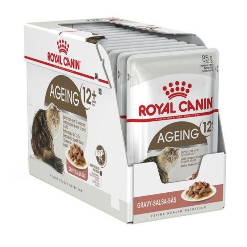 Royal Canin Wet Cat Food Ageing 12+ Gravy 12x85g