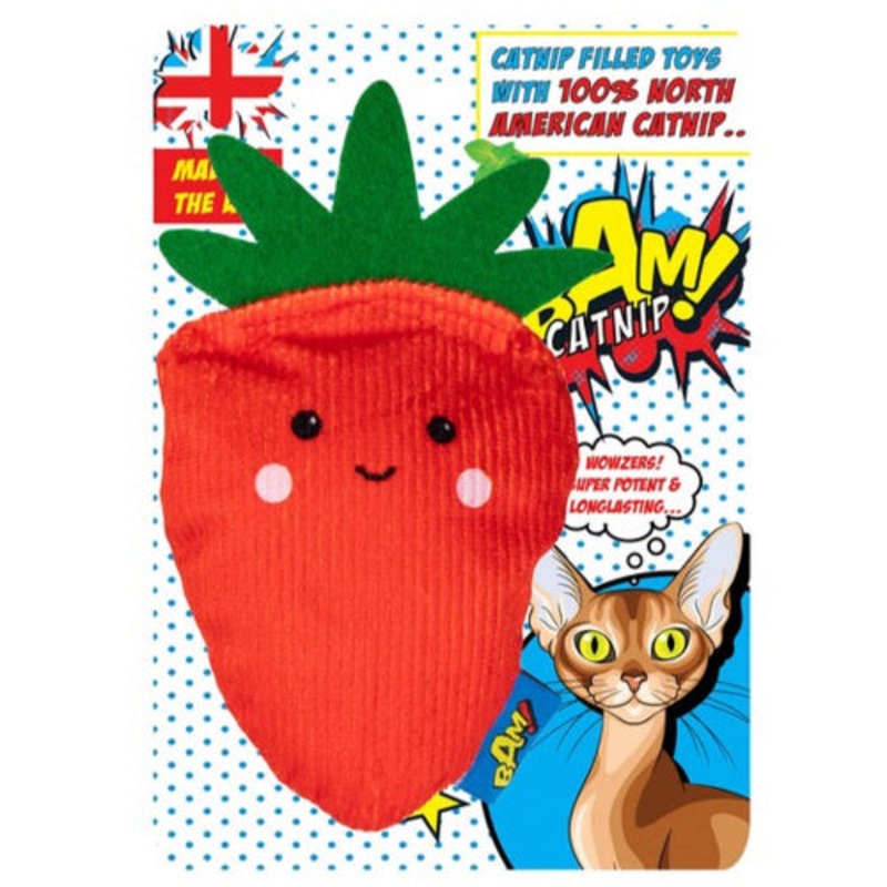 BAM Catnip Strawberry Cat Toy