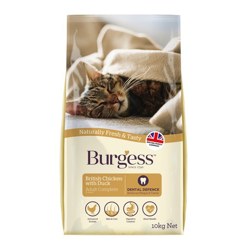 Burgess Cat Adult Chicken & Duck 10kg