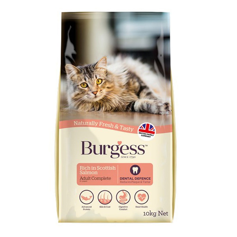 Burgess Cat Adult Salmon 10kg