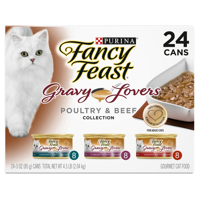 Fancy Feast Gravy Lovers Poultry & Beef Variety 24x85g