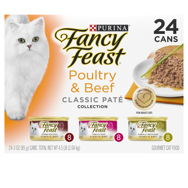 Fancy Feast Poultry Beef Pate Variety 85gx24