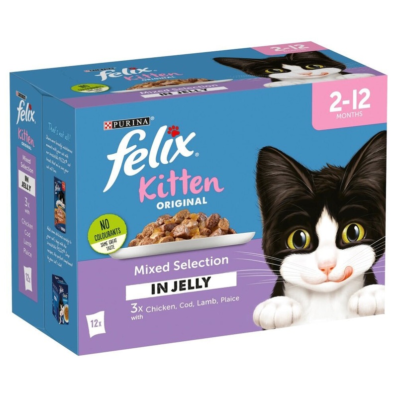 Felix Pouch Kitten 12x85g