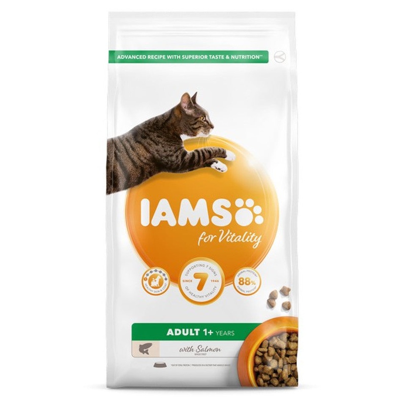 Iams Cat Adult Vitality Salmon & Chicken 2kg