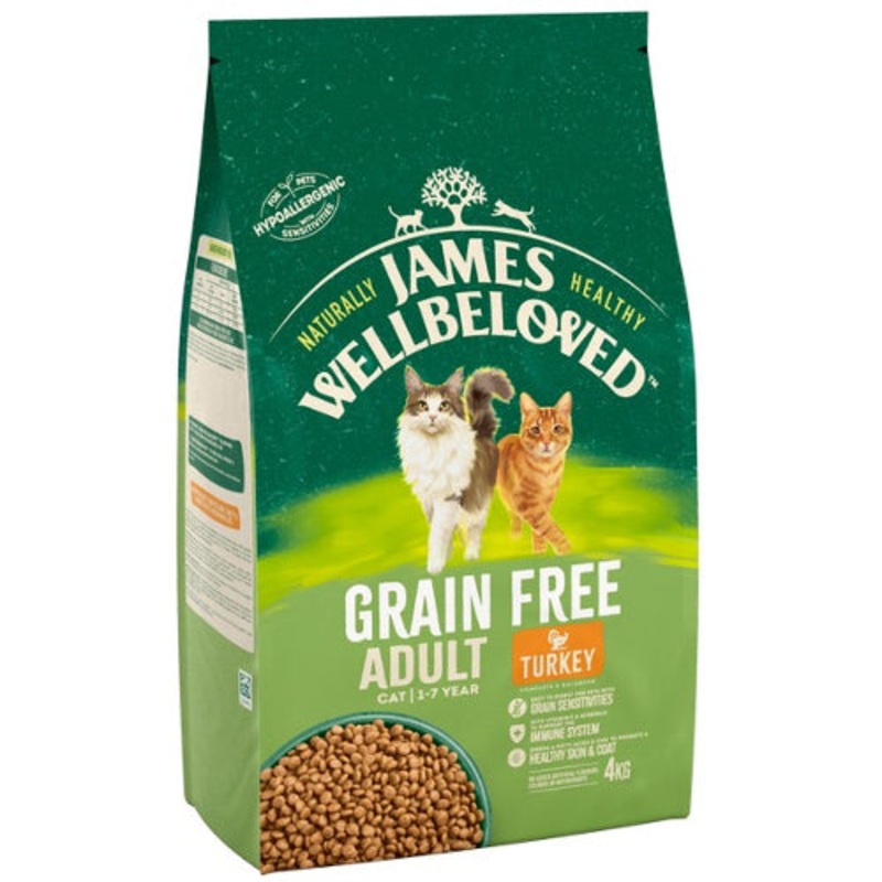 James Wellbeloved Cat Adult Cereal Free Turkey 1.5kg