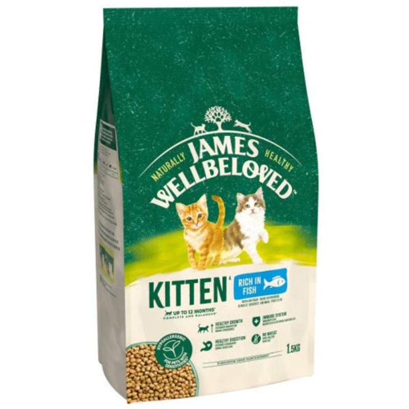 James Wellbeloved Cat Kitten Fish 1.5kg