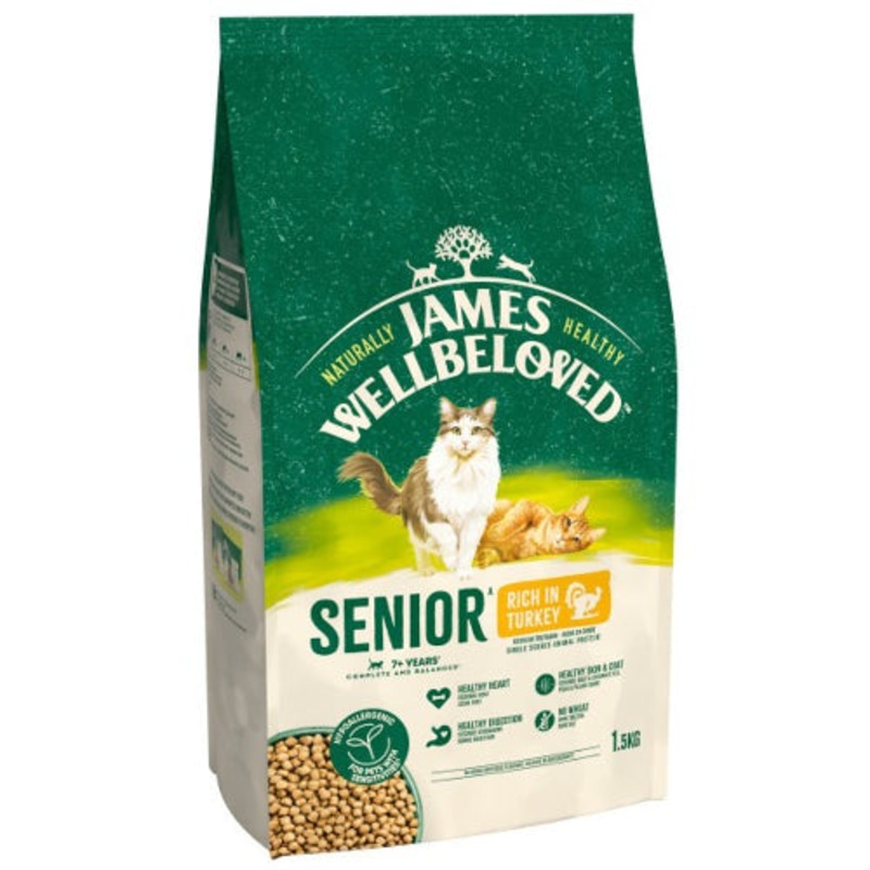 James Wellbeloved Cat Senior Turkey 1.5kg