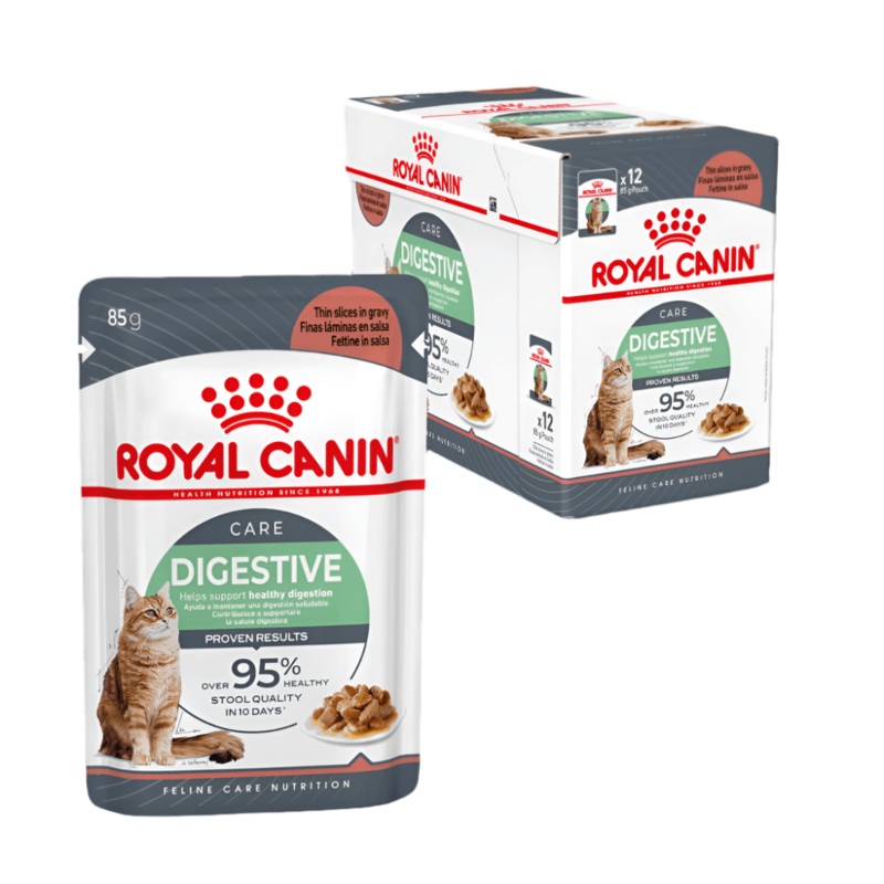 Royal Canin Wet Cat Food Digestive Care Gravy 12x85g