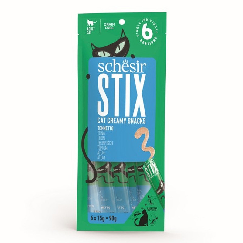 Schesir Stix Adult Cat Tuna 6x15g