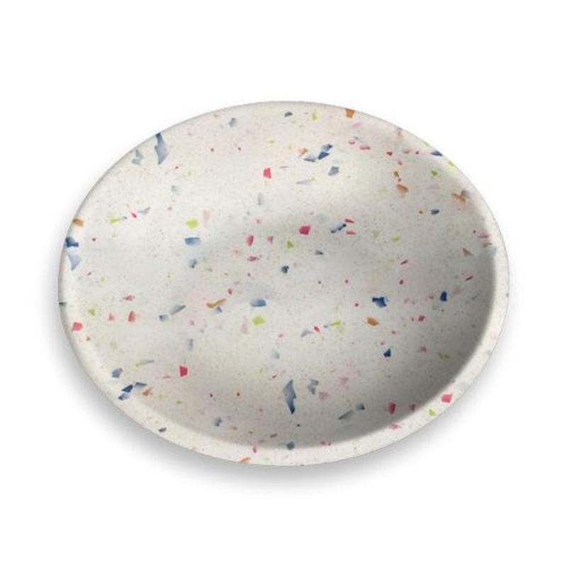 Tarhong Terrazzo Brights Pet Saucer 5.2Inch