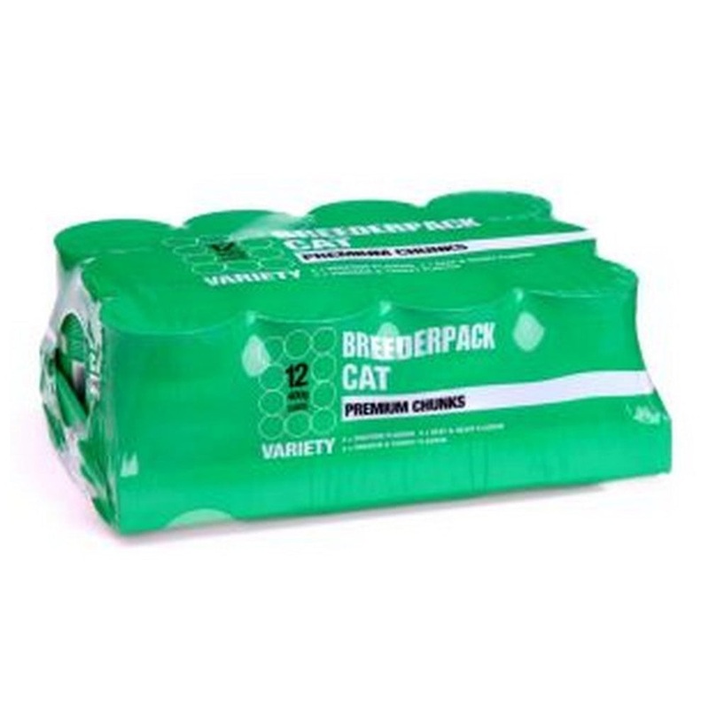 Breederpack Cat Premium Chunks Variety 12x400g