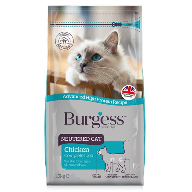 Burgess Cat Neutered 1.5kg